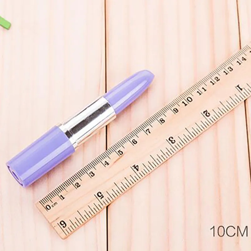 Cute Lipstick Ballpoint Pens Kawaii Plastic Ball Pen Novelty Item Student Stationery Wholesale Home Office Writing Supplies