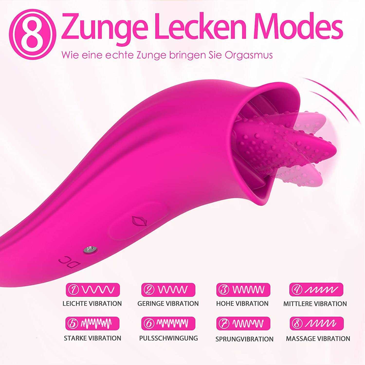 for Women g Spot Vibrator Clitoral Tongue Licking Magnetic Rechargeable Breast Nipple Stimulator Masturbator Erotic