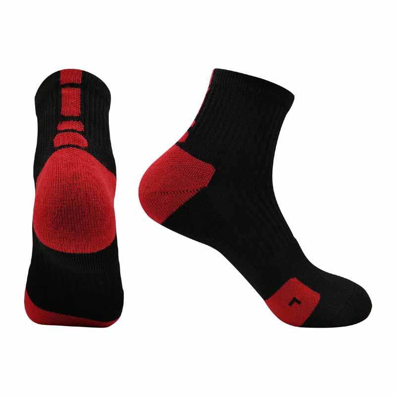 2st = USA Professional Elite Basketball Socks Medium Längd Knä Athletic Sport Socks Men Fashion Compression Socks grossist