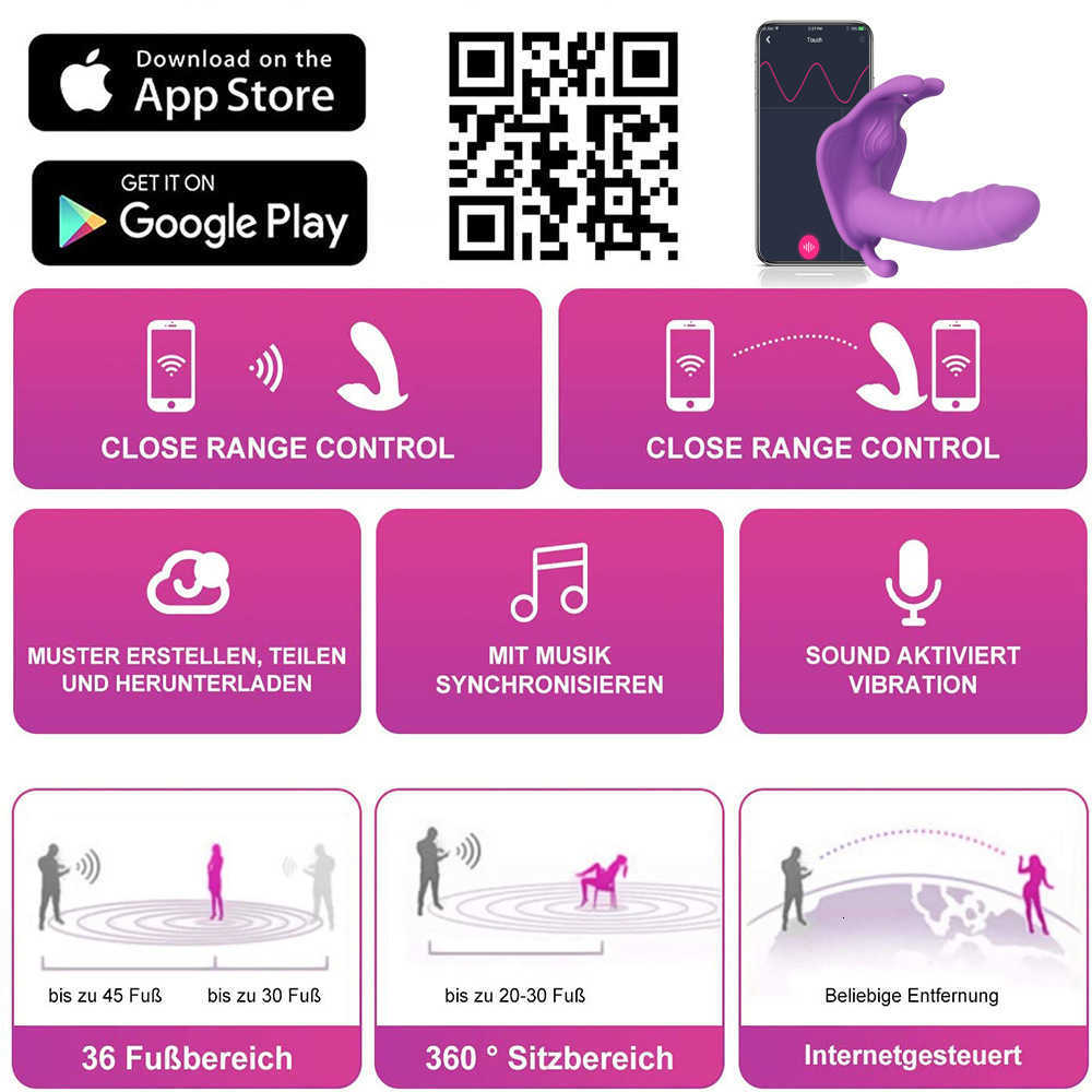 Massager-app Afstandsbediening Dildo-vibrators voor vrouwen Wifi-vibrator Vrouwelijke slijtage-dildo's Goederen Volwassenen 18