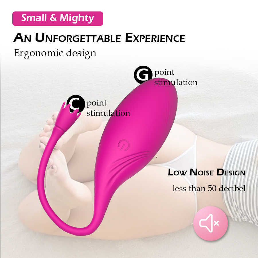 Massager Draadloze afstandsbediening Strakke oefening Vibrerend ei 10 snelheden g Spot Clit-vibratorbal voor vrouwen Vaginale stimulatie Volwassene