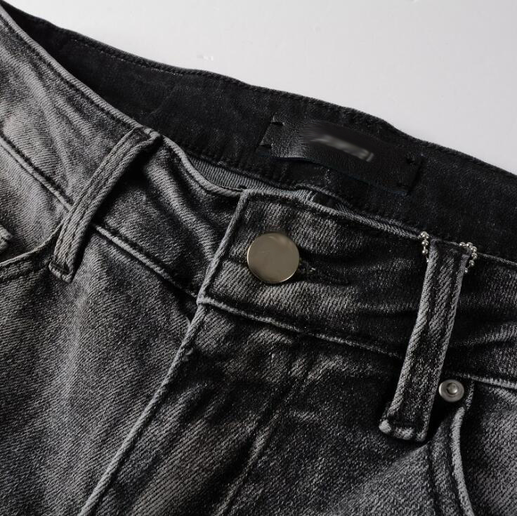 Jeans pour hommes Designer Slim fit jeans hommes tube droit lâche stretch 2023 printemps pantalons de sport décontractés ###