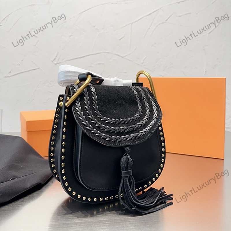 Designer Classic Crossbody Bag 2023 Hot Sale High Quality Leather Shoulder Bags Fashionable Tradition Rivet Tassel Style Female Purses 230601