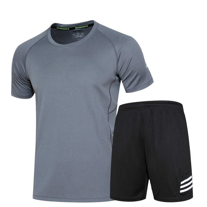 Survêtements pour hommes Running T Shirt Sport GYM Tshirt À Manches Courtes Football Basketball Tennis Chemise À Séchage Rapide Fitness Ensemble De Sport Costumes Sportswear J230601