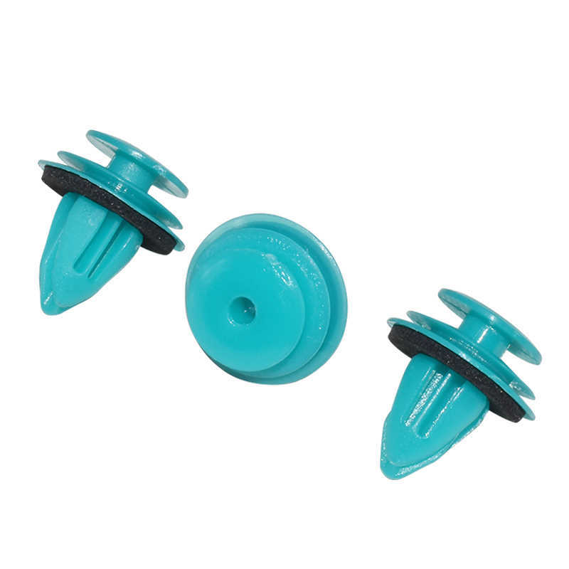 Nieuwe 25/50 Stuks Groen Nylon Opwaaiveer Voor Toyota Bumper Deur Gesp Auto Interieur Accessoires Auto Voertuig Retainer sluiting Klinknagel