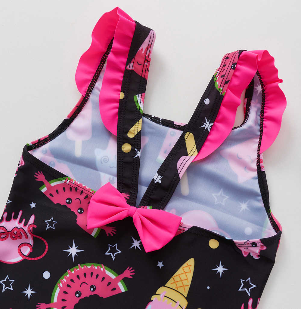 Children's Swimwear 2-10 year old baby Cute One piece children's girl swimwear P230602