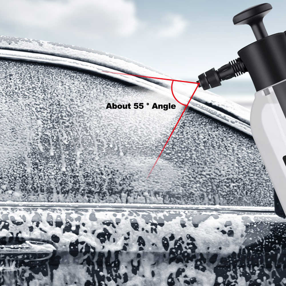 New 2L Sprayer Foam Cars Watering Washing Tool Car Wash Spary Nozzle Auto Spary Watering Can Car Cleaning Tools Garden Water Bottle