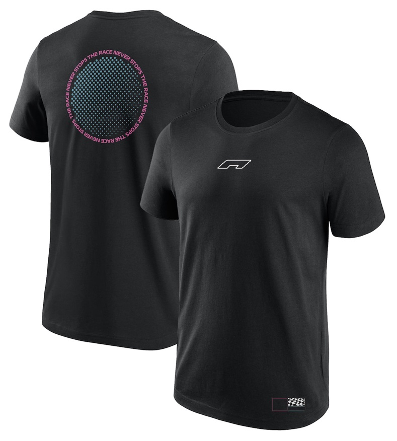 2023 Nouvel uniforme d'équipe F1 Combinaison de course de Formule 1 Été hommes et femmes T-shirt grande taille T-shirt respirant à manches courtes à séchage rapide