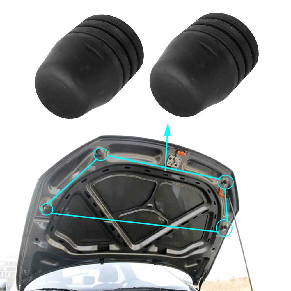 New Car Bumper Hood Bonnet Lid Stop Rubber Buffers Tailgate Cushion Pier Replacement Car Accessories for Most VW SKODA Models