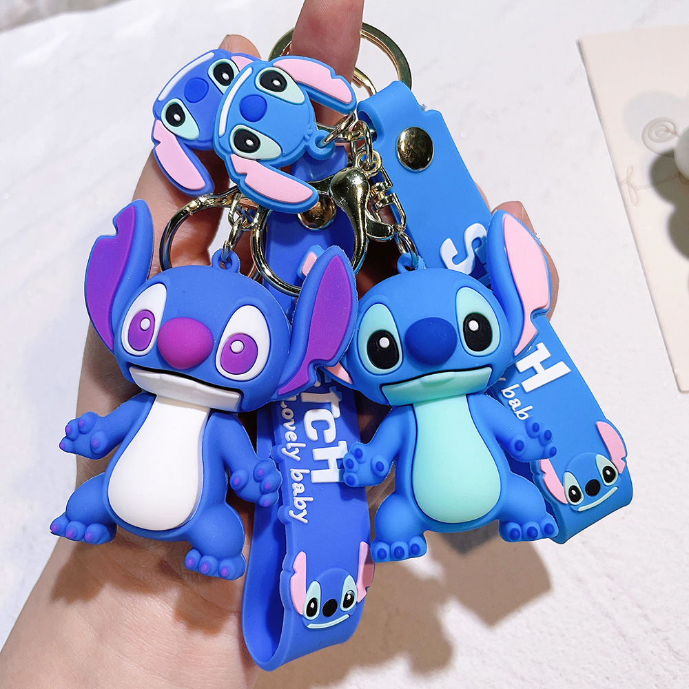 Stitzer Keychain Soft Plastic Toy Creative Pvc Starry Sky Baby Car Keychain Pendant Gift grossist