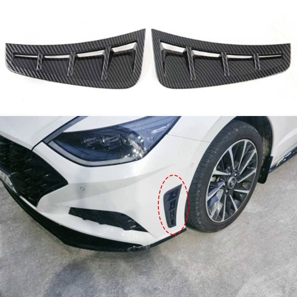 Nieuw Voor Hyundai Sonata 10 DN8 2020 2021 Hoofd Voorbumper Side Luchtuitlaat Spatbord Cover Grid Grill Grille hoods Panel Frame Trim