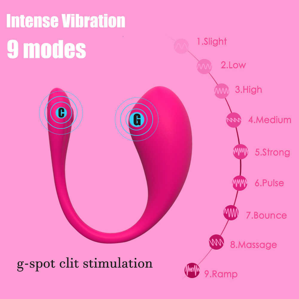 Massager Instense App Vibrator Bluetooth Draadloze bediening Love Egg voor vrouwen Volwassen koppels Slipje Vibrators G-spot Masturbatie