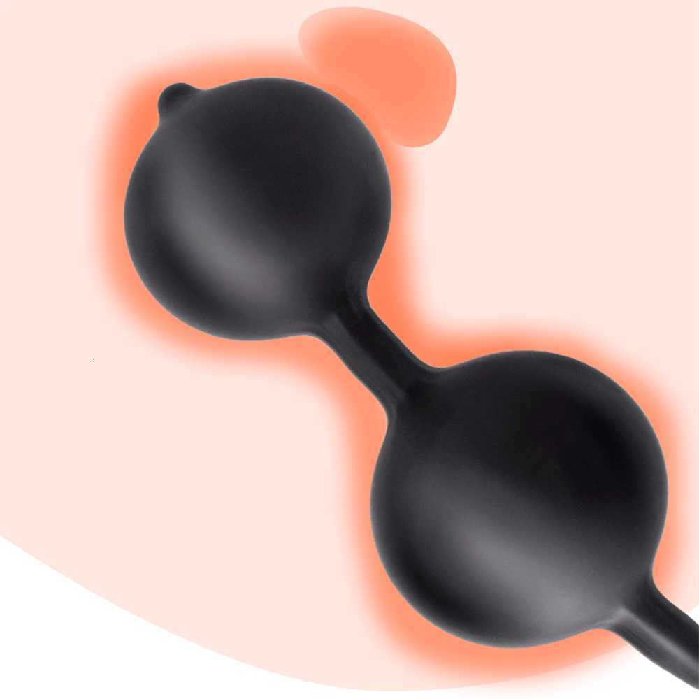 Massager Anal Inflatable Butt Plug Female Fisting Dildo Expander Silicone Huge Big