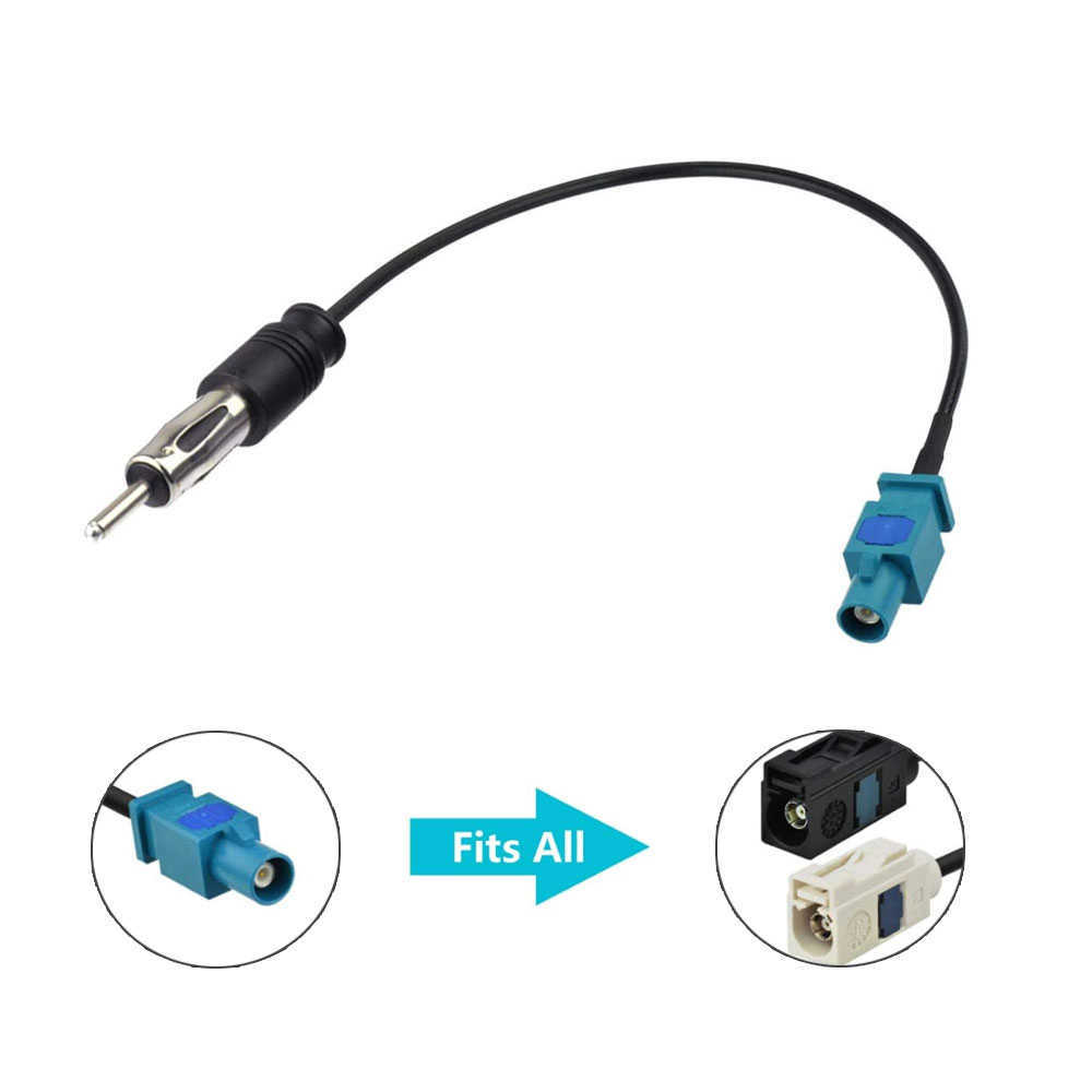 Neue 2 Stück Auto FM AM Stereo Radio Antenne Fakra Adapter Kabel für Fakra Z Buchse auf Din Buchse Fakra Z Stecker auf DIN Stecker Adapter