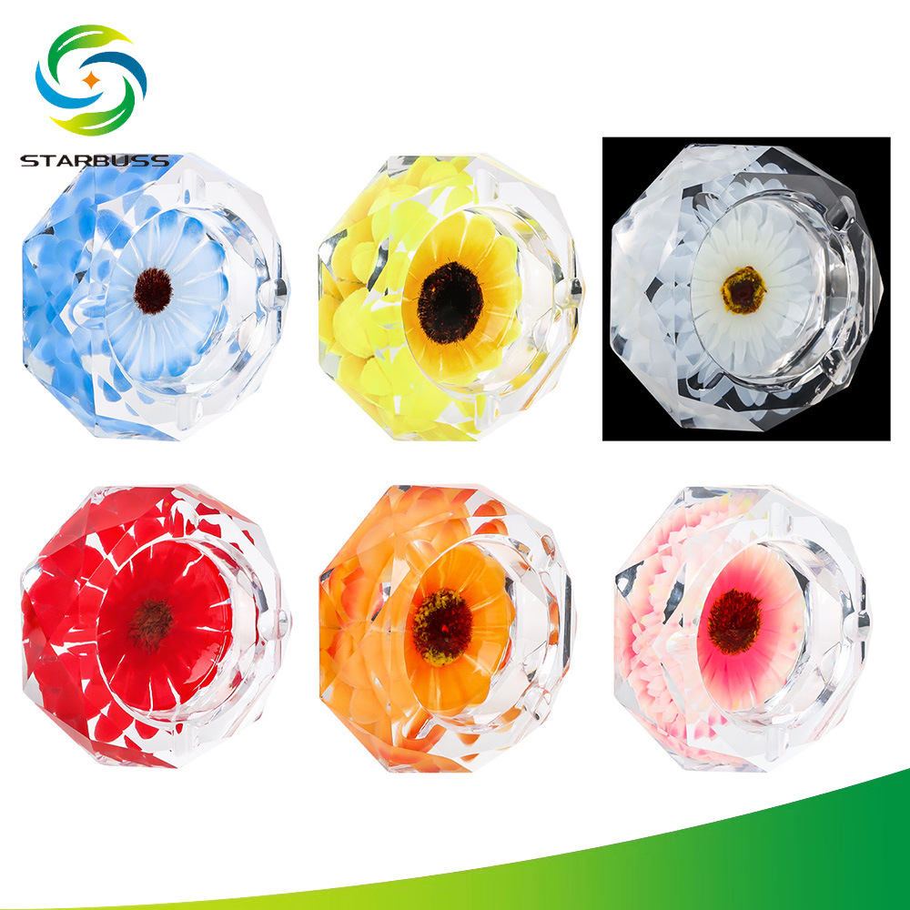 Smoking Pipes New prismatic resin ashtray in multiple colors