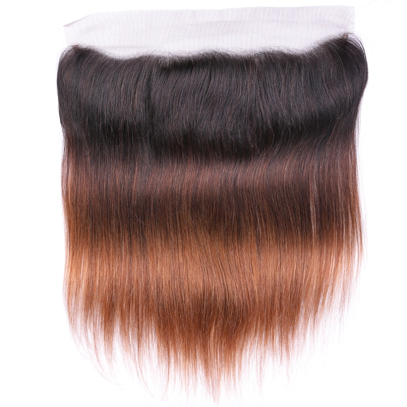 Peruaanse Virgin Hair Extensions 3 Bundels Met 13X4 Kant Frontale Gratis Deel 4 Stuks 1B/4/30 body Wave Yirubeauty