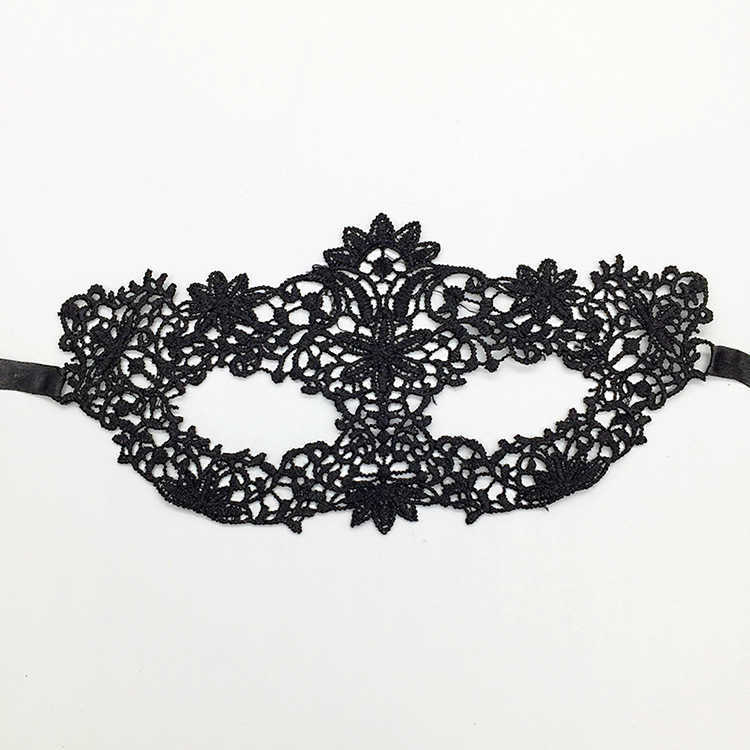 Schlafmasken Heiße Verkäufe Frauen Hohlmaske Sexy Cosplay Spitze Maskerade Augenmaske Dessous Halloween Gothic Zubehör 2N001 J230602