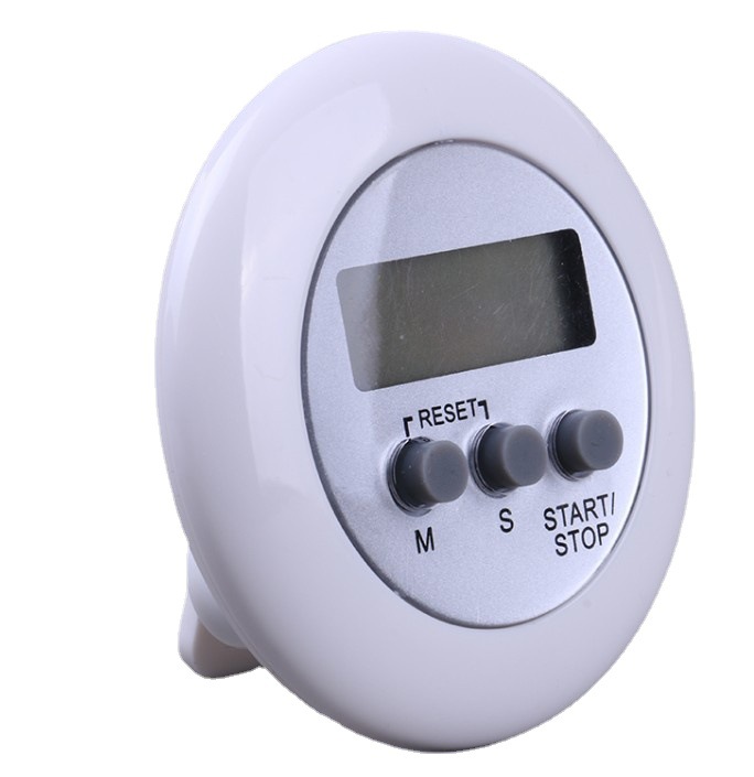 OEM White Magnetic LCD Digital Kitchen Countdown Timer Alarm ze stojakiem