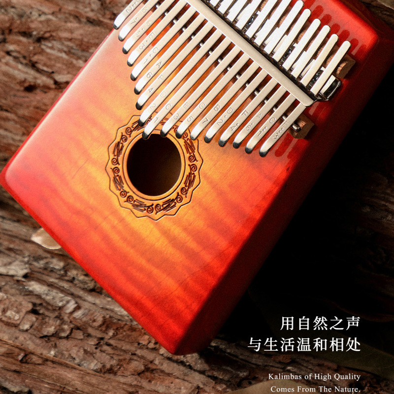 Kalimba Thumb Piano 17 Key Finger Piano Portable Mbi Rasanza Finger Piano for Kids Adult Beginner Professional