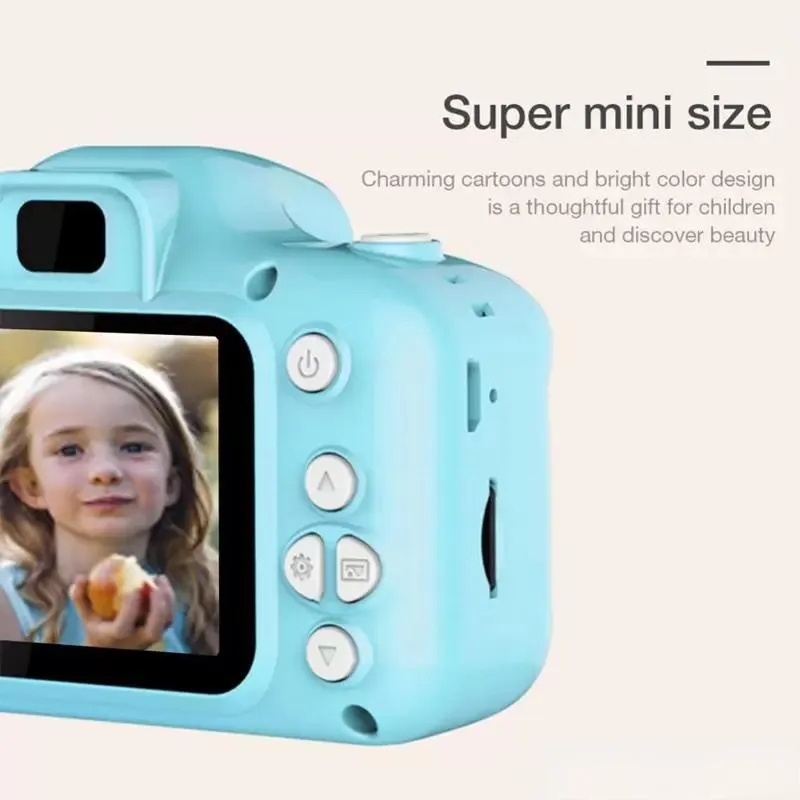 Fotocamera bambini UPS Mini fotocamera digitale bambini Cute Cartoon Cam 13MP 8MP Fotocamera SLR Giocattoli regalo di compleanno Cam con schermo da 2 pollici Scatta foto