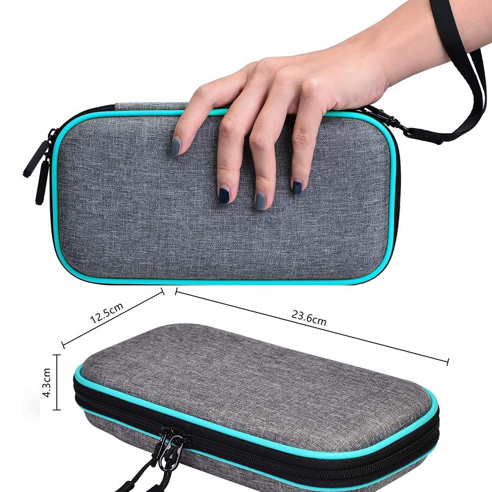 Väskor Bär fodral för Nintendo Switch Lite Portable Hard Shell Travel Carrying Bag Waterproof Case Cover med förvaring för SwitchLite