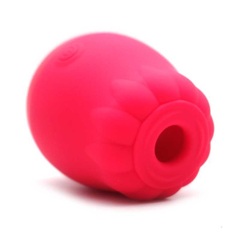 68ud 10 Frequency Tongue Rose Flower Vibrator Sucking Massager Nipple Stimulator