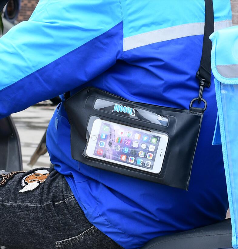 Borsa telefono touch screen Borse a tracolla Donna Uomo Borse a tracolla multifunzionali Portafoglio a tracolla trasparente di alta qualità