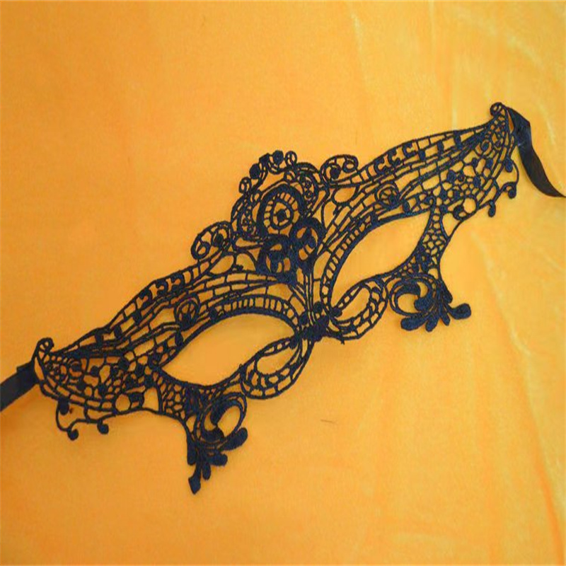 New Fashion Sexy Lace Mask Lace Knitted Party Makeup Christmas Ball Eye Mask MJ-0003-T