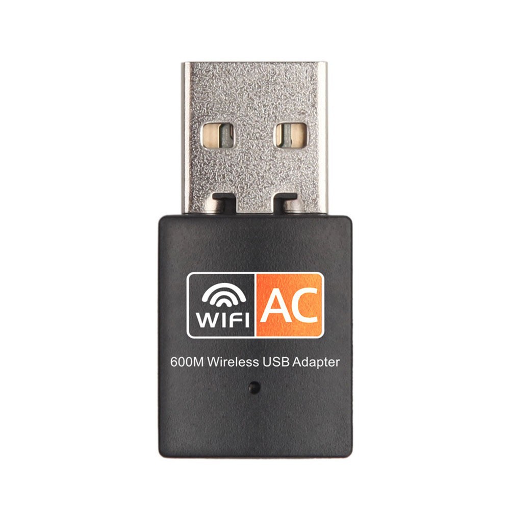 USB Wi -Fi Adapter 2,4 ГГц 5 ГГц 600 Мбит/с Wi -Fi Антенна Двойная полоса 802.11b/n/g/ac mini беспроводная компьютерная сетевая карта с розничной коробкой