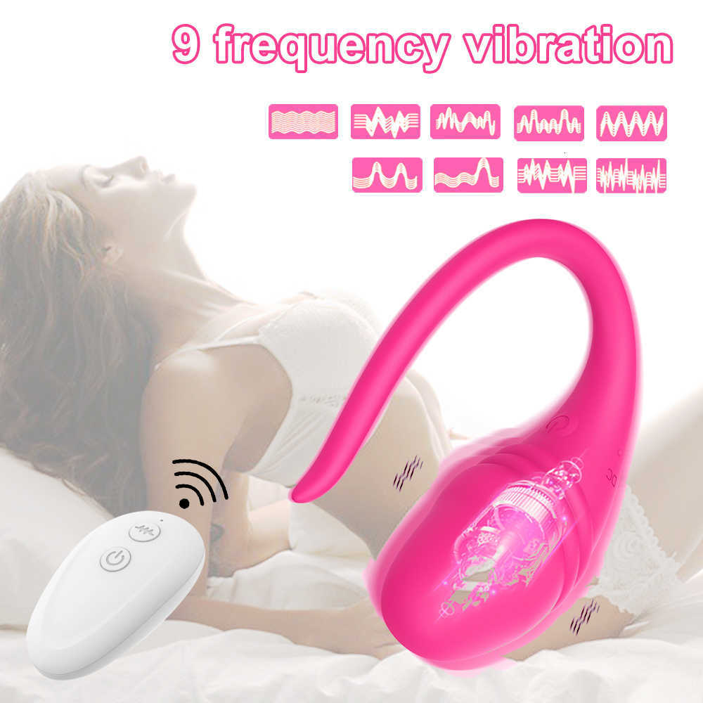 Vibrating Egg Vibrator for Women 9 Speeds Jump Wireless Remote Anal Clitoris Stimulation Adult