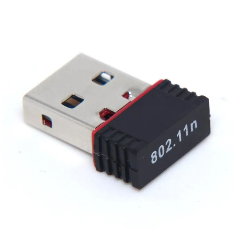 600M Wireless-N mini USB WiFi Adapter 150Mbps IEEE 802.11n G B Mini Atapters Adapters Chipset RTL8188 ETV EUS Network Card Support Free مع الحزمة