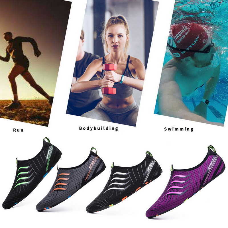 Large 35-49 Women's Quick Drying Water Summer Aqua Beach Walking Sports Swimming Socks Rubber Sole Shoes P230603