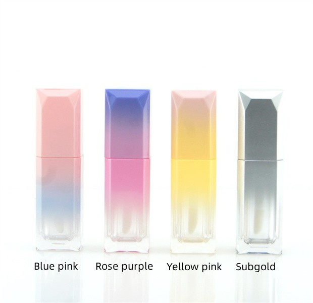 Hot Selling 5ml Kleurverloop Lipgloss Plastic fles Containers Lege Clear lipgloss Tube Eyeliner Wimper Container JL9960