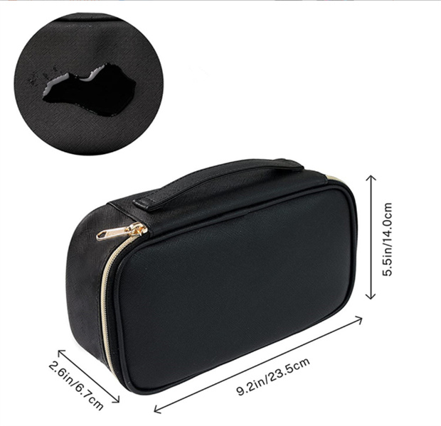 Resor toaletttoalett på toalettpåse Small Protection Beauty Case Wash Bag Läder Kvinnor Koppling Mono Vattentät duk Män kosmetiska väskor Luxurys Designers fall JL9984