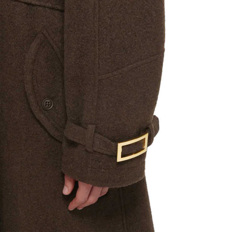 Personalizza il cappotto lungo da uomo doppiopetto caldo Plus Size da uomo l'autunno inverno SHPL