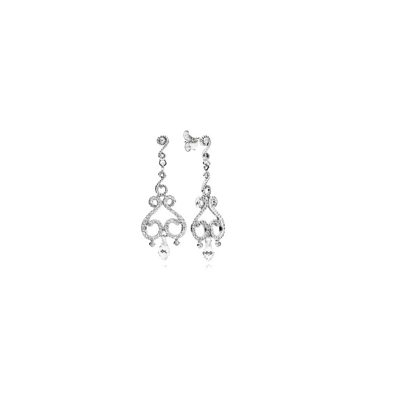 925 Silver Fit Pandora Earrings Daisy Blossom Water Drops Earrings Love Bead Earrings Fine Earrings Jewelry