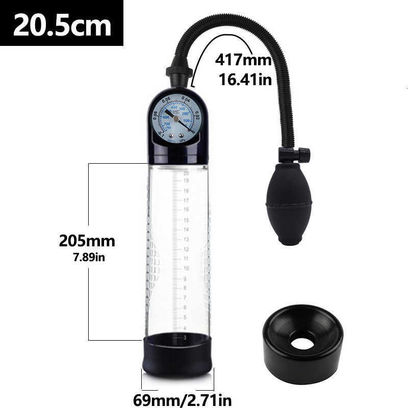 Penis Pump Vacuum for Adult Big Erection Enlargement Device Enlarger Extender Men