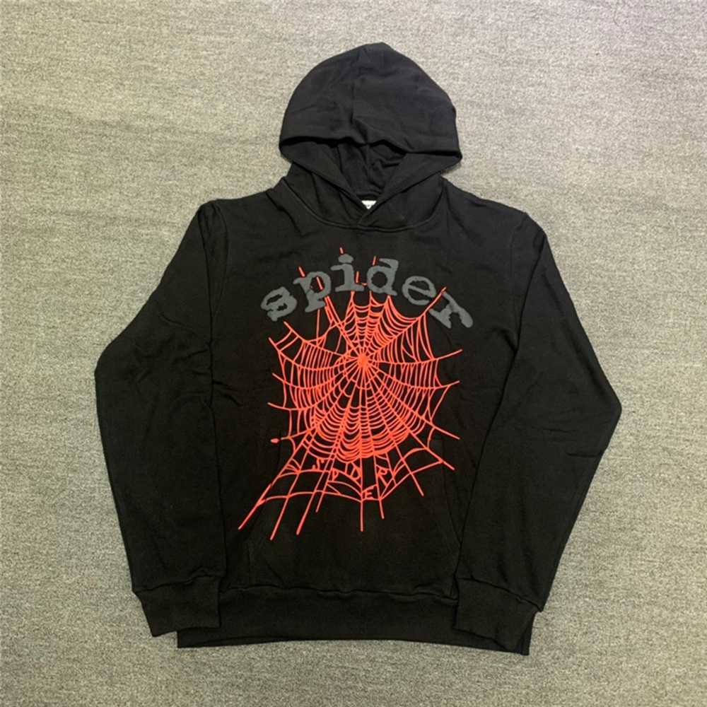 Tasarımcı SP5der 555555 Gençlik Hoodie Thdp555555 Kabarık Kazak Sweatshirt Mesh Pria Wanita Kualitas Tinggi Fabrika Satışları