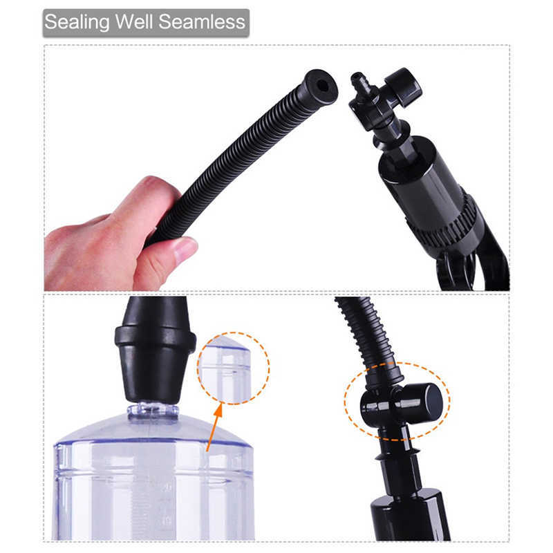 Penis Enlargement Exercise Pump Extender Sleeve Male Masturbator Vacuum for Men Adult Product