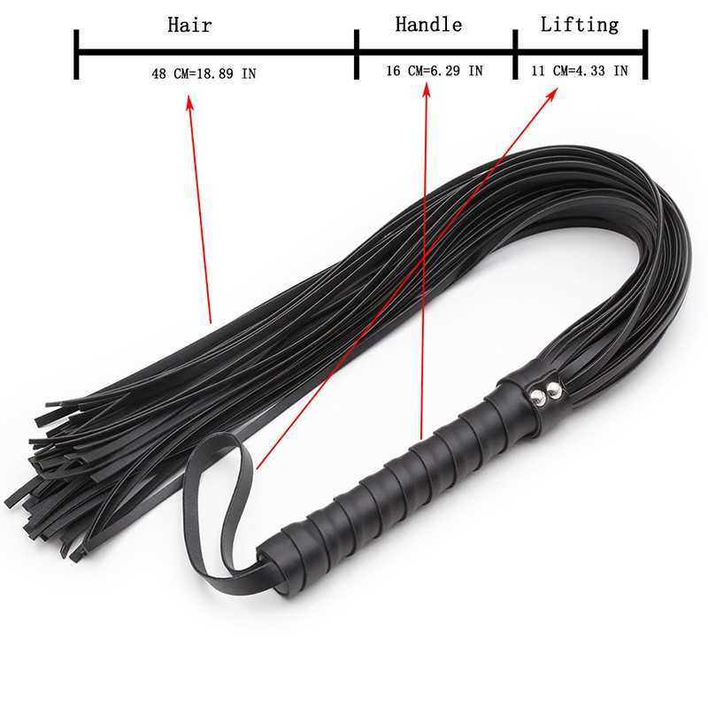 Chicote Jogos Adultos Bondage para Mulher Cockring Flogger Paddle Bdsm Spanking Restraints Chicotes