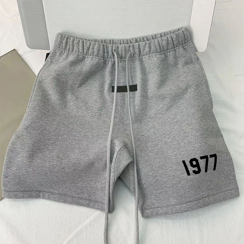 estilista de moda masculina esse shorts de vestuário curtos unissex de algodão moda esportiva shorts estilo de rua maré na altura do joelho shorts ess