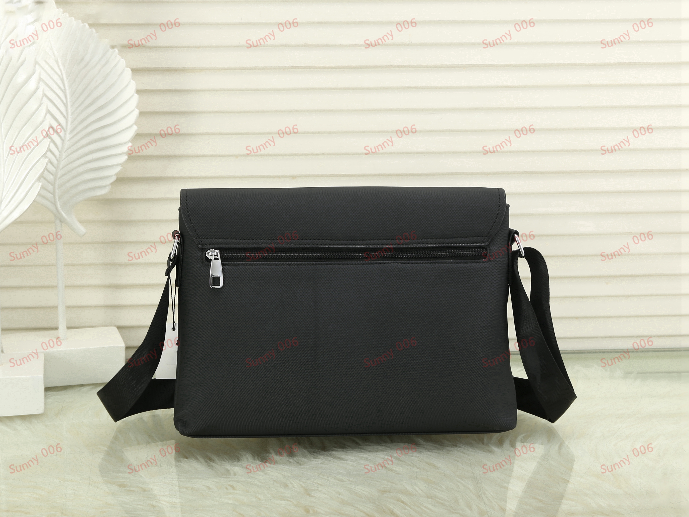 2 pièces ensemble un sac à bandoulière portefeuille Designer compartiment intérieur fermeture éclair bouche Messenger portefeuilles sacs de documents de luxe