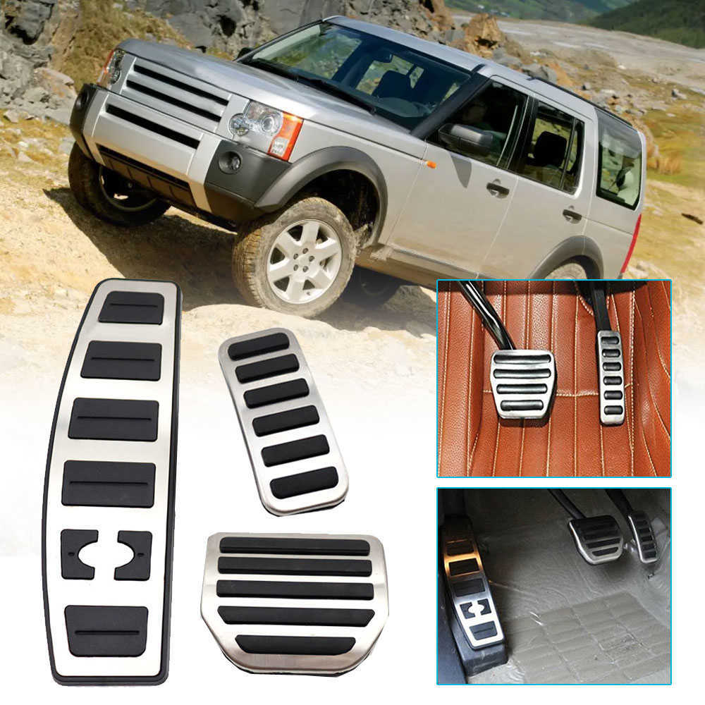 New Car Accessory Pedals Cover Gas Accelerator Footrest Modified Pedal Pad for  Range Rover Sport Discovery 3 4 Lr3 Lr4