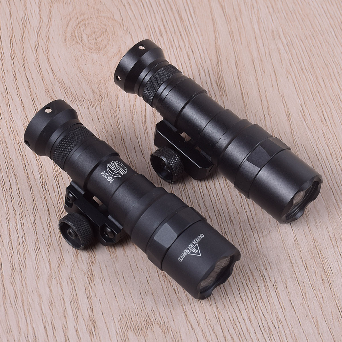 Tactical M300B M300 Scout Light HK416 AK47 Rifle Surefir Flashlight LED Hunting Torch Momentary Pressure Pad Switch-Black