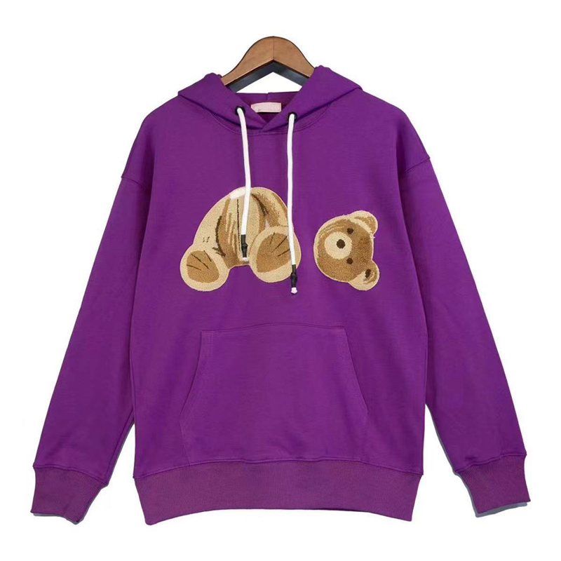 mode kvinnor hoodies designer kvinnor hoodie spring björn mönsterbrev rent bomull multicolor lös mångsidig män hoodie par outfit kvinnor tröjor