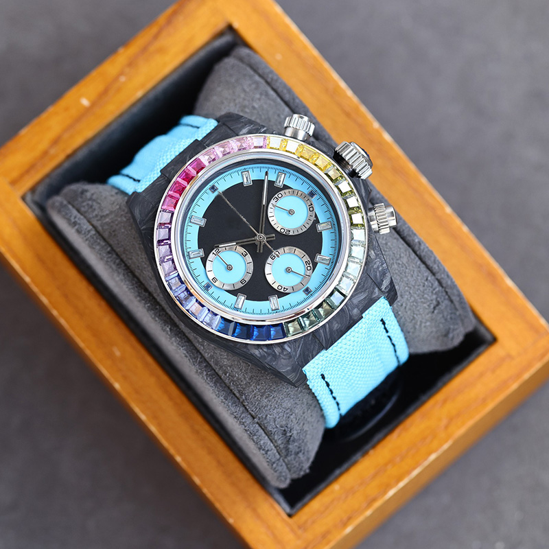 Diamond dameshorloge Alle wijzerplaten werken Geïmporteerde Quartz Timing Movement Horloges 40 mm Designer Polshorloges Montre de Luxe