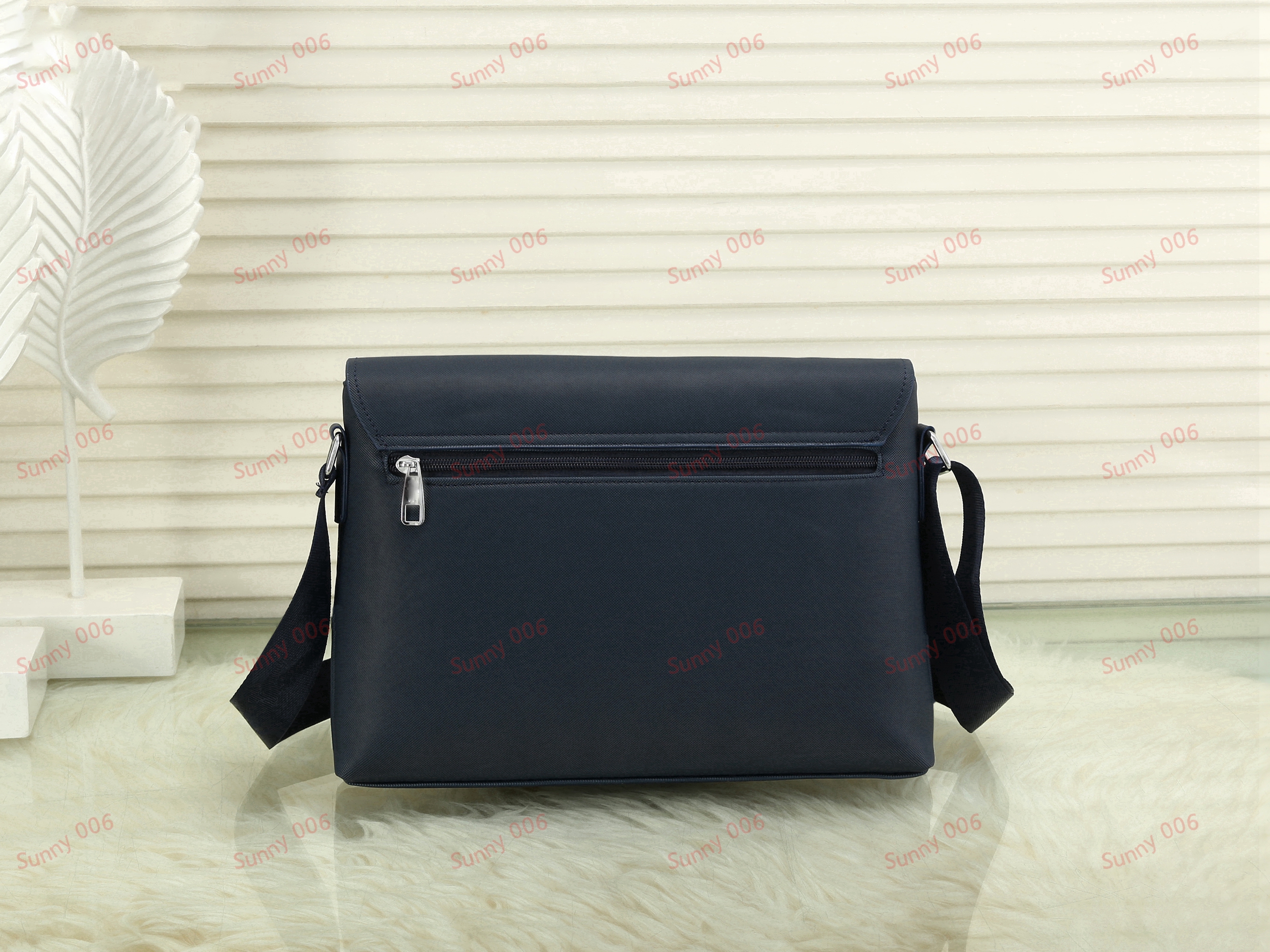 Noir Bleu Royal Designer Lettre Twill Motif Sac À Bandoulière Petit Titulaire De La Carte Accessoires De Luxe Business Package Tailles 34 * 6 * 24 cm