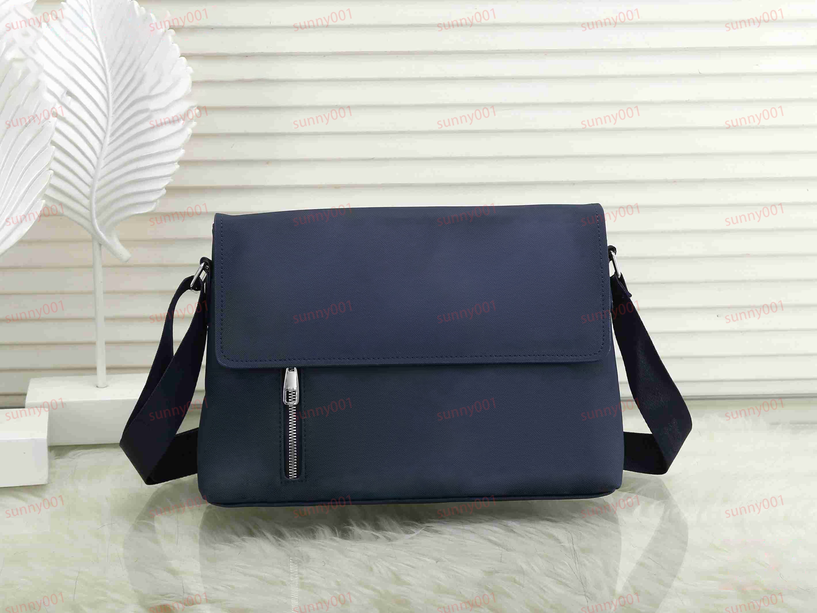 Cross Body Bag Wallet Accessory Designer File Bags Card Holder Luxury Solid Color Commuter Bag Zipper Side Pocket Design