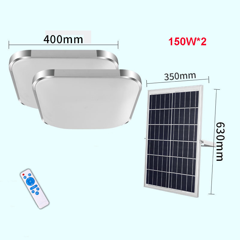 Solar Ceiling Lights Indoor Outdoor 100W 150W 200W Decoration Lighting for Garage Garden by sea to US door to door