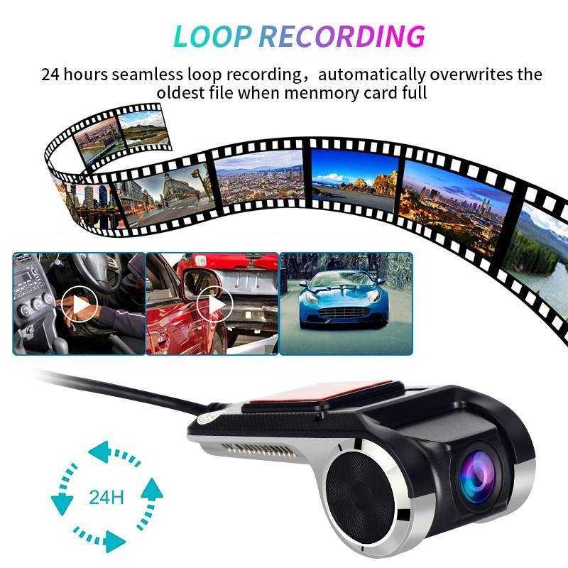 New ADAS Car DVR For Android Player Navigation Full HD Car DVR USB Dash Cam Night Vision Driving Recorders Auto Audio Voice Alarm